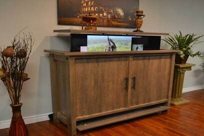 The Muskoka - TV LIFT Cabinet detail view 4